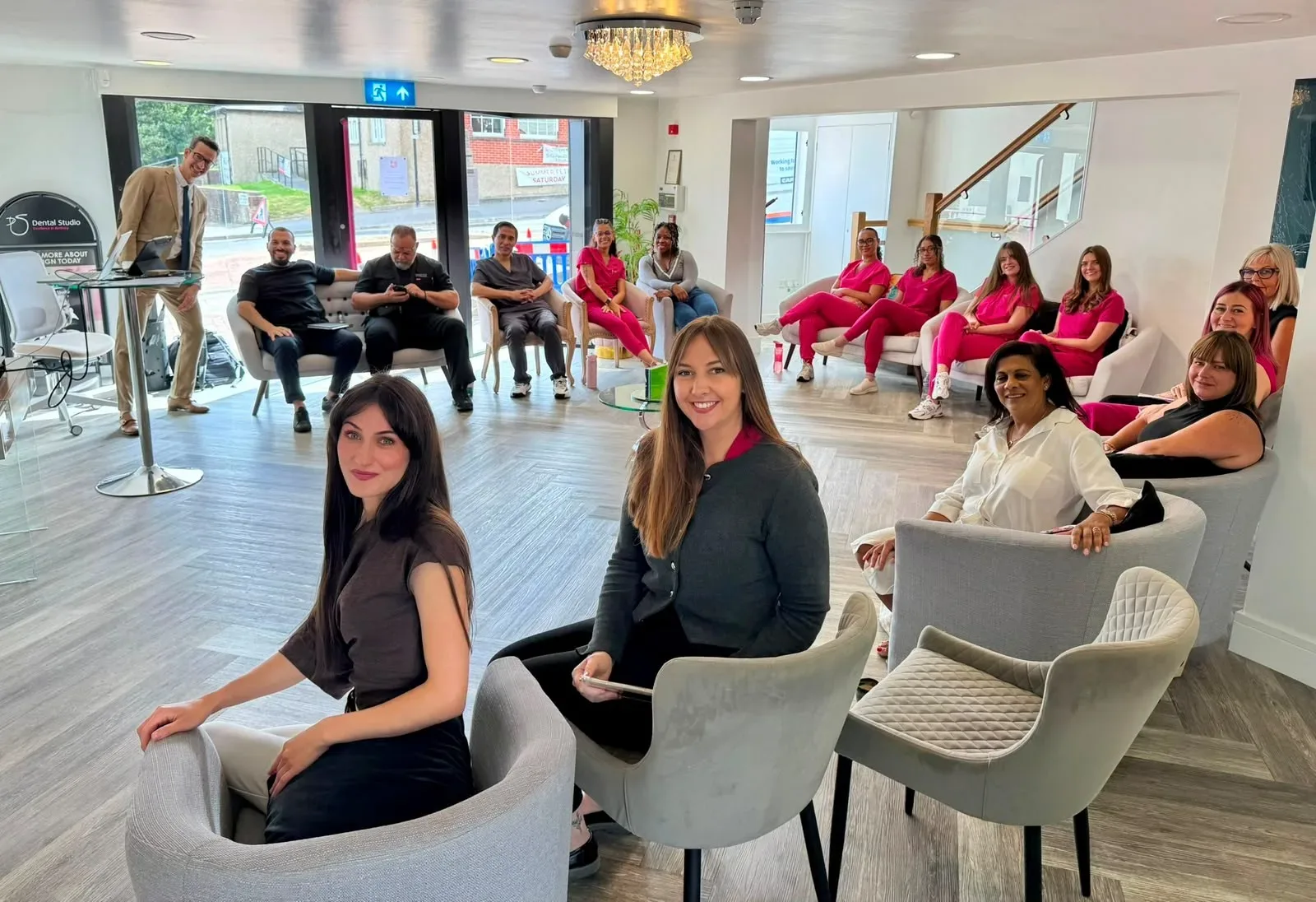 The Dental Studio team at a Digital Smile Design training day