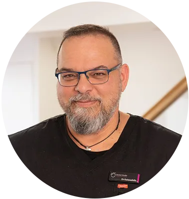 Portrait of Dr Emmanouil Katsoulidis, Dentist at Dental Studio